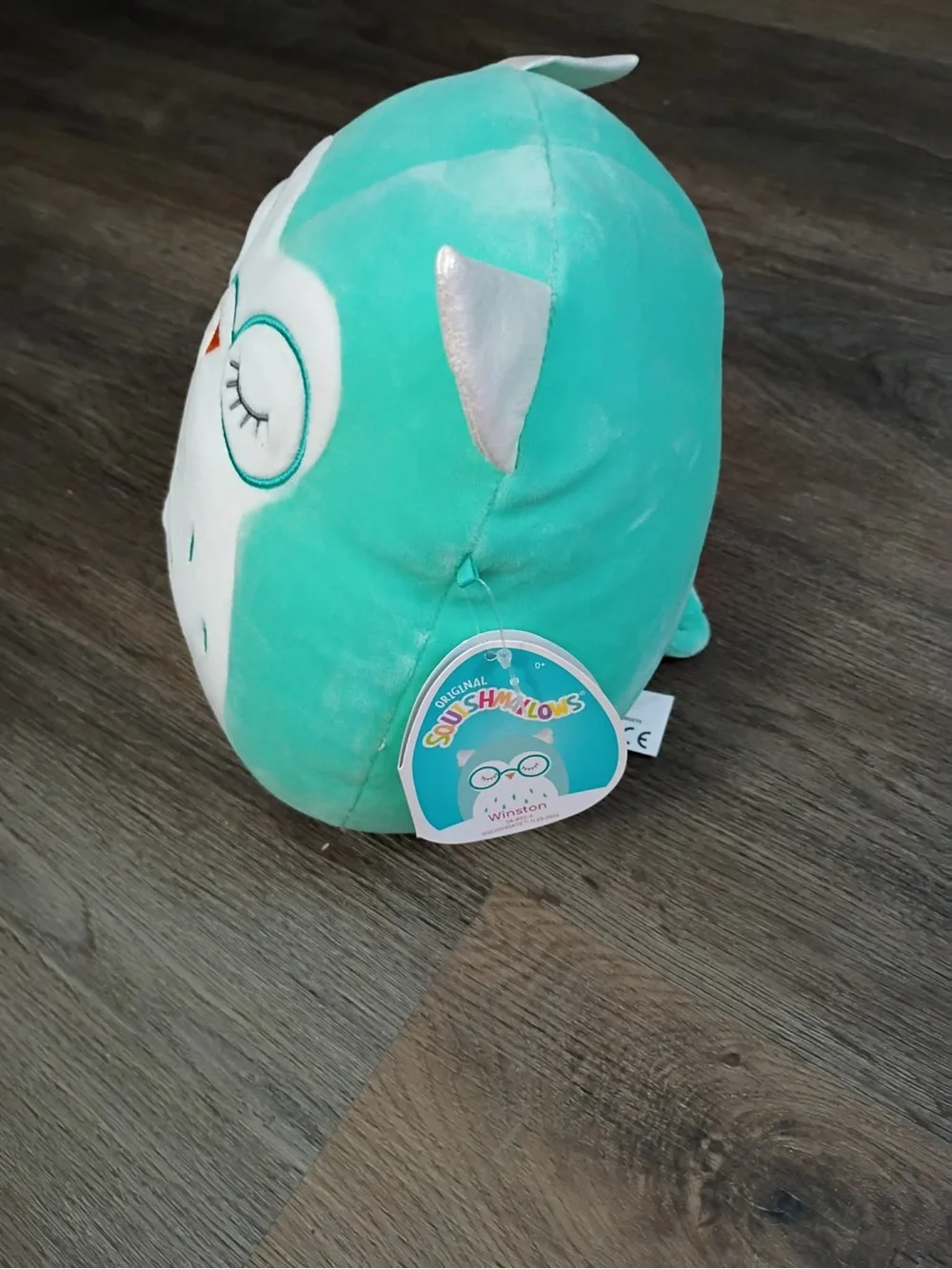 Squishmallows Mint Green and White Owl Plush